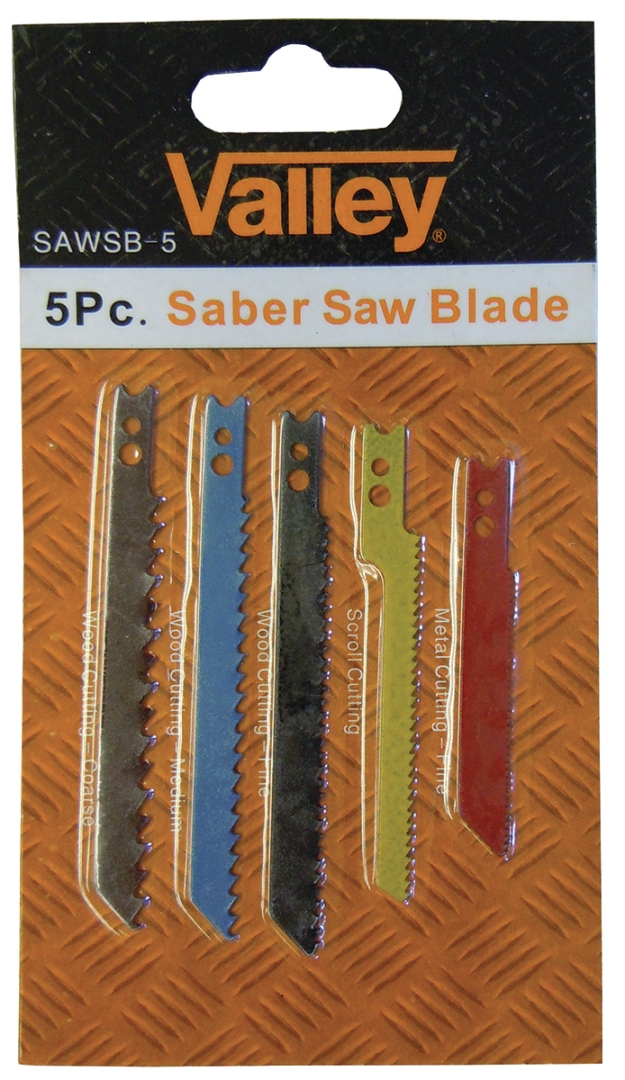 MBS Omaha, a div. of Omaha Distributing Co., Inc 5 PC Saber Saw Blade Set